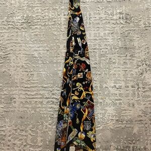 Nicole Miller Vintage 1992 Liquor Themed 100% Silk Luxury Tie